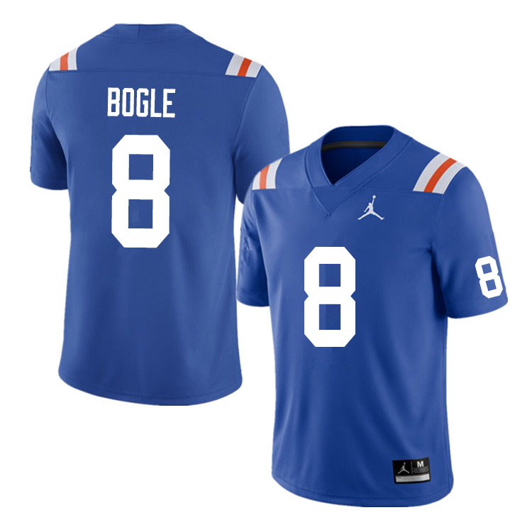 Men #8 Khris Bogle Florida Gators College Football Jerseys Sale-Throwback